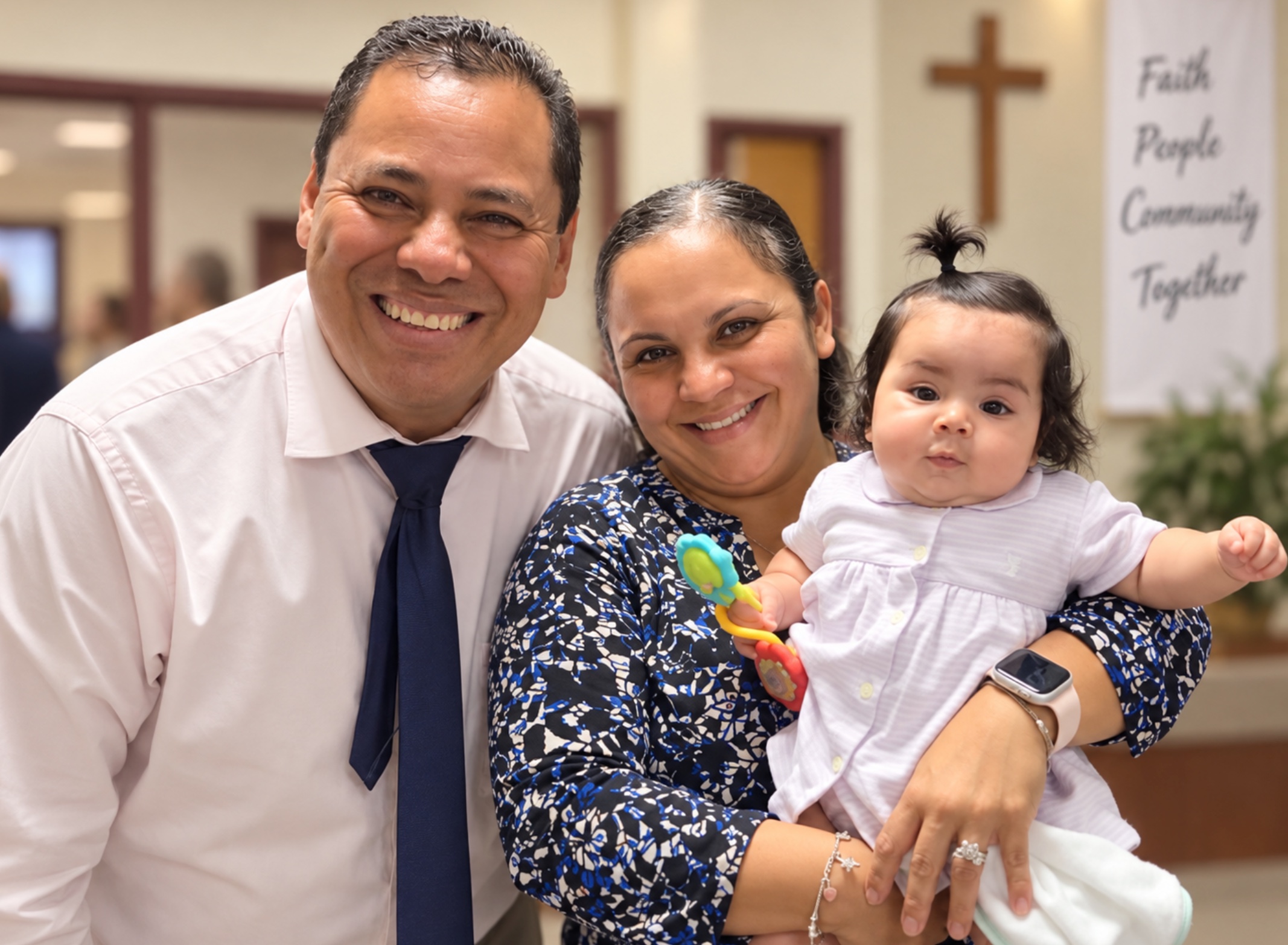 Una familia de la iglesia